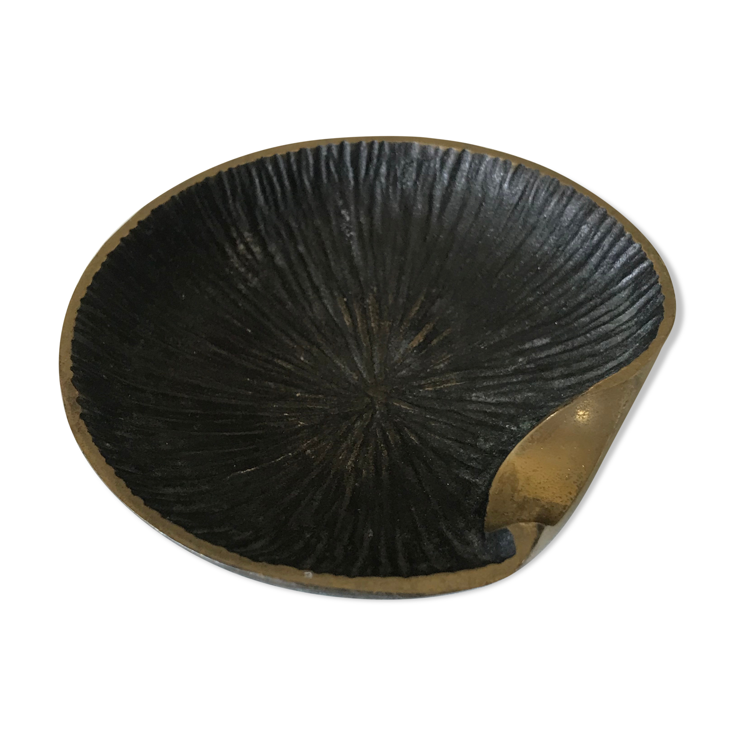 Vintage bronze ashtray 60s