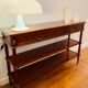 Console en merisier style Louis XVI