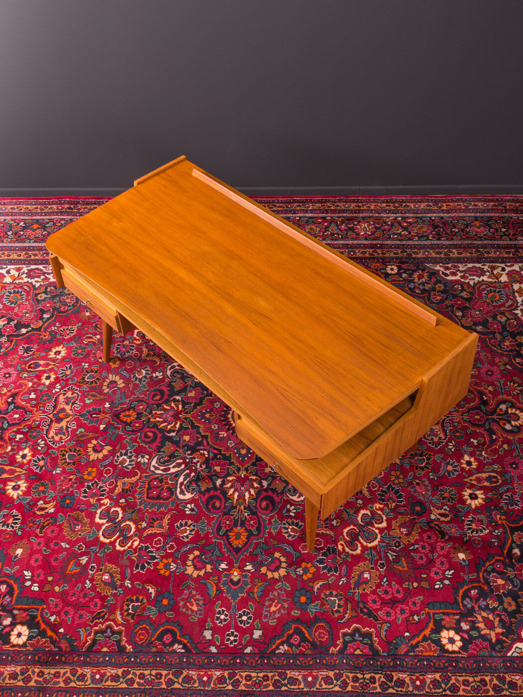 Walnut desk by WK Möbel from the 1950s
