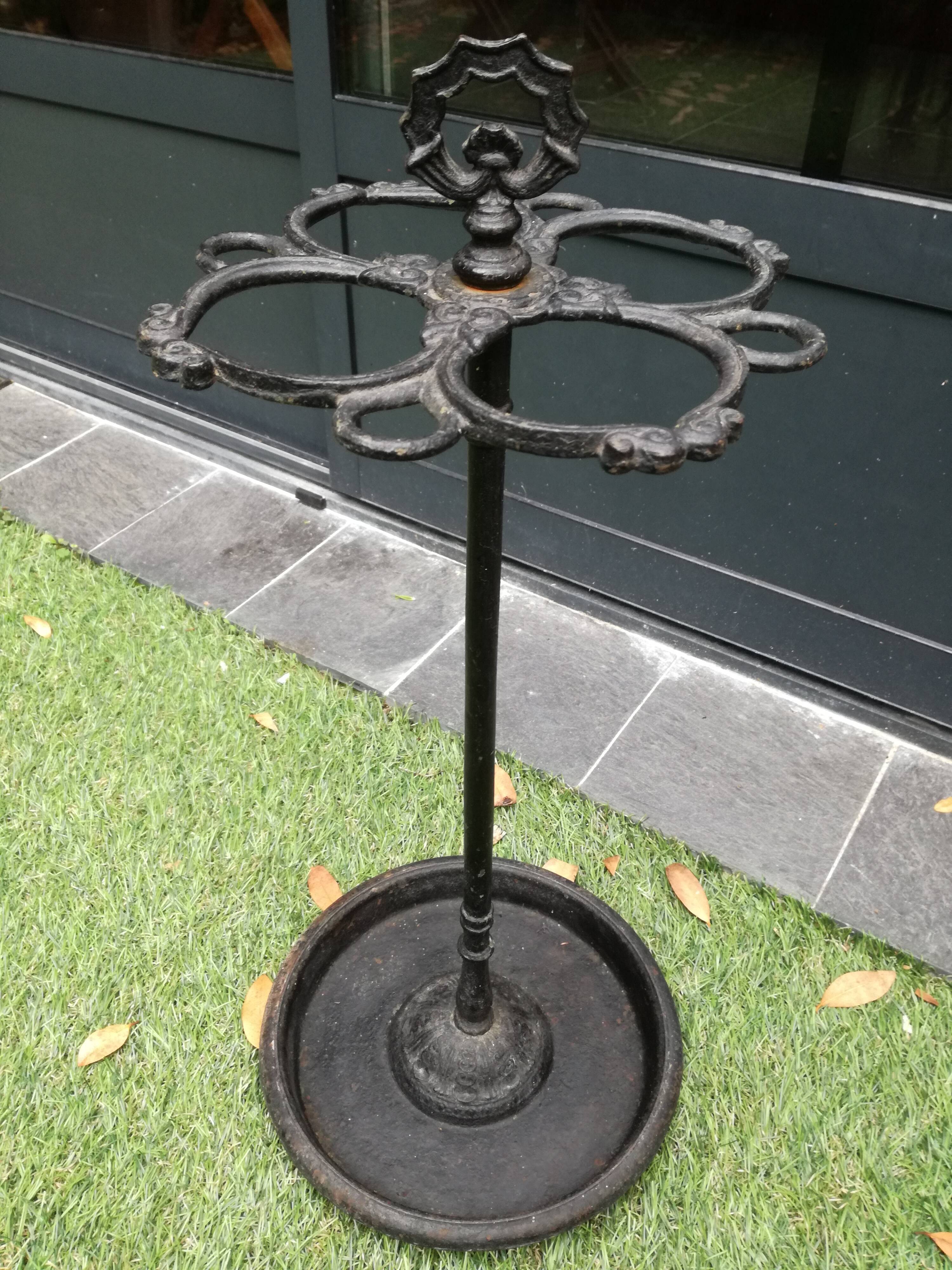 Cast iron umbrella door circa 1930