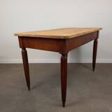 Farmhouse table with drawers