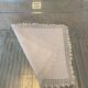 Large old handmade lace handkerchief