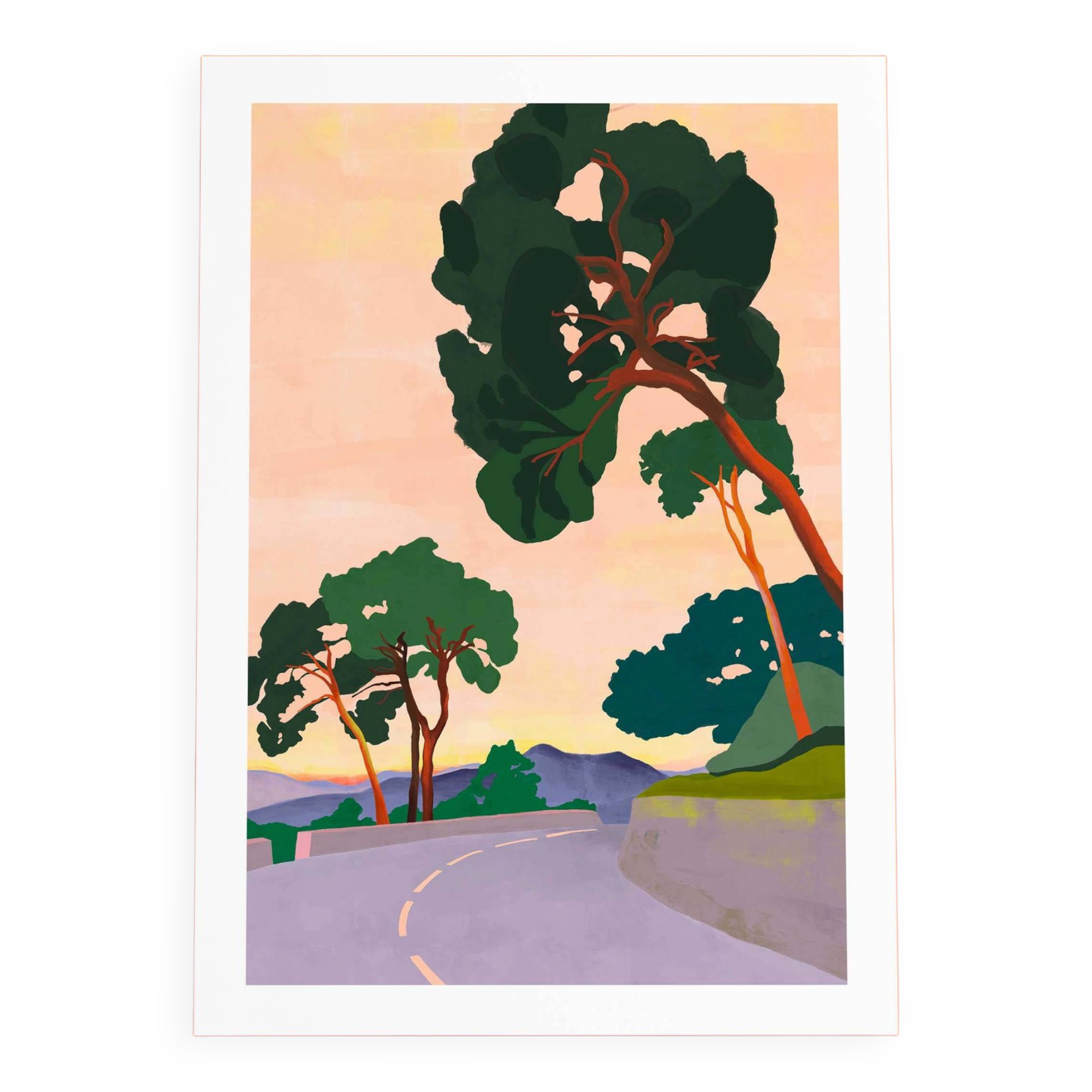 Les hauteurs de Nice - Tirage d'art (A3)