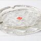 Cendrier en cristal RCR vintage : verre italien des années 50, années 1990