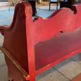 Wooden Venetian bench - 50s