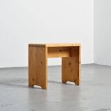 Solid pine stools, France circa 1975