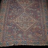 RUG SHIRAZ, 111 x 139 cm, tribes nomads Khamseh, Iran end XIX th century