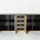 Italian cork and brass sideboard 1770s