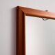 Teak framed mirror