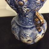 Blue ceramic vase