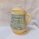 Vintage sangria service in handmade ceramic – 1970s – signed