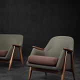 Vintage Mid-Century Modernist Living Room Set Pallas by Svante Skogh for Asko, 1950s, Set of 2