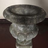 Vasque jardinière Médicis en pierre H48cm