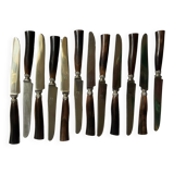 Set de 12 couteaux anciens Fontenille Pataud