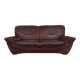 Vintage brown nubuck leather 2-seater sofa "Charisma" – 1980s