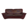 Vintage brown nubuck leather 2-seater sofa "Charisma" – 1980s