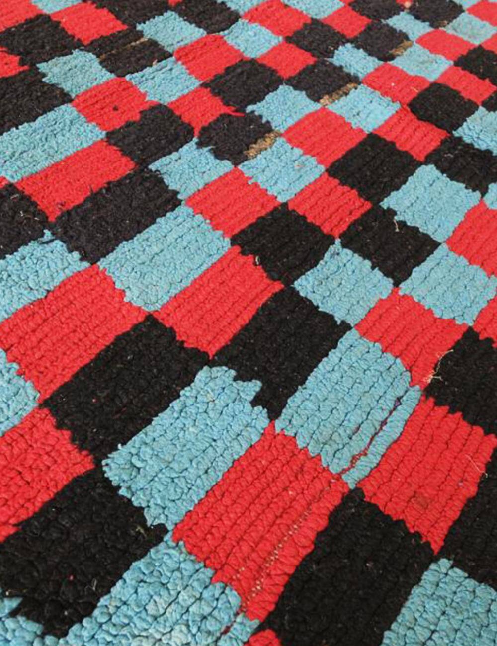 Moroccan Checkerboard Rug - 225 x 148 cm