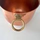Large mid century flowerpot copper, zint handmade, bottle cooler, indoor gardening, 60's interior