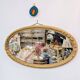 Baroque oval mirror