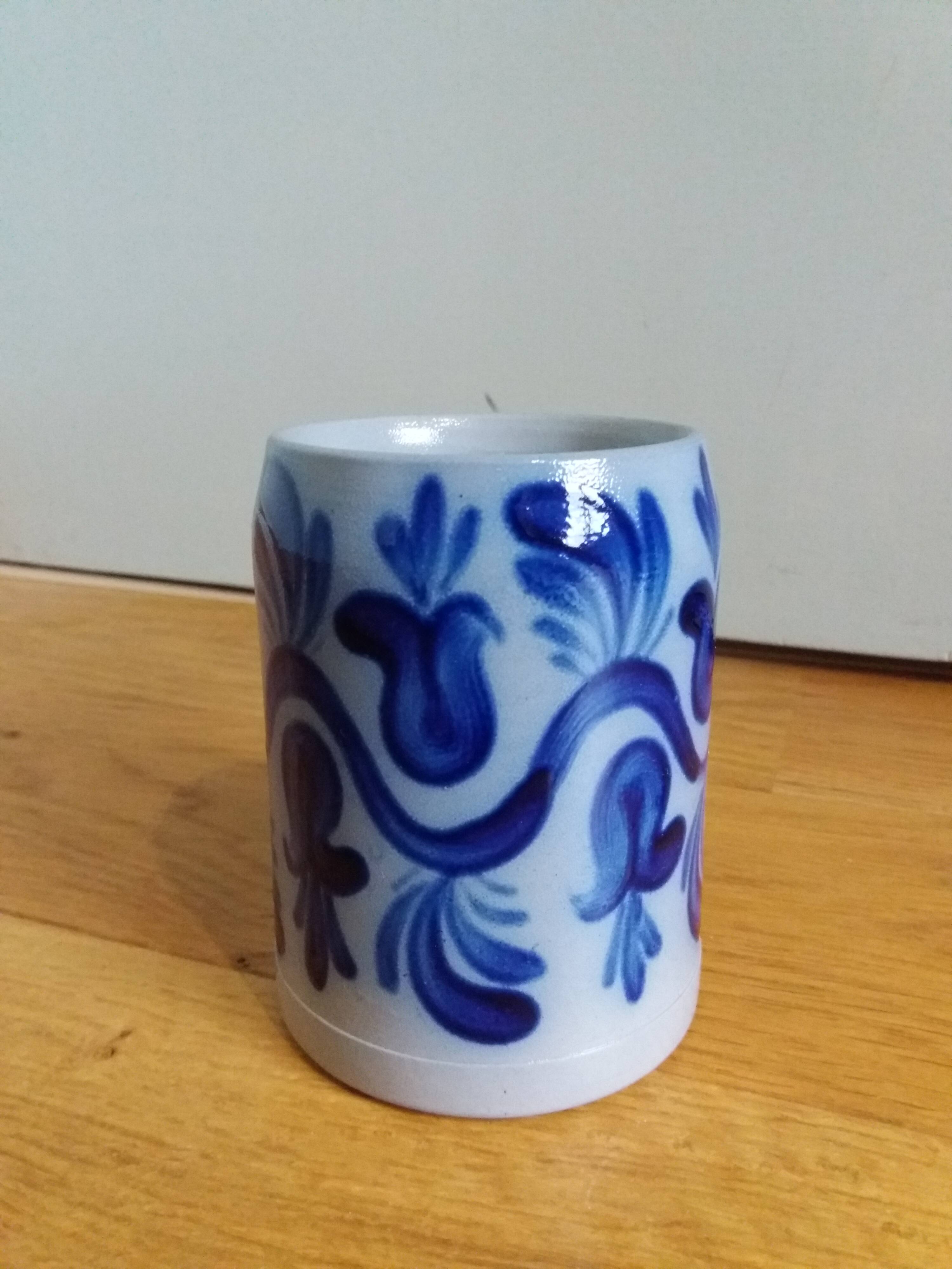 Mug cup stoneware with Alsace salt