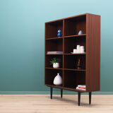 Bibliothèque en acajou, design danois, années 1970, production Omann Jun