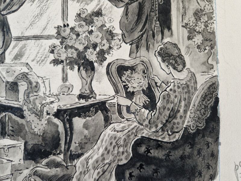 Ink and ink wash on paper - The gift Jacques Boullaire (1893-1976) -