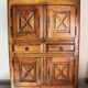 Abbatiale solid oak TV cabinet sideboard