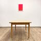 Mid century modern oak wood dining table, Danish Design, 1960s, Denmark