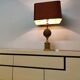 Brass pineapple table lamp, 1970s