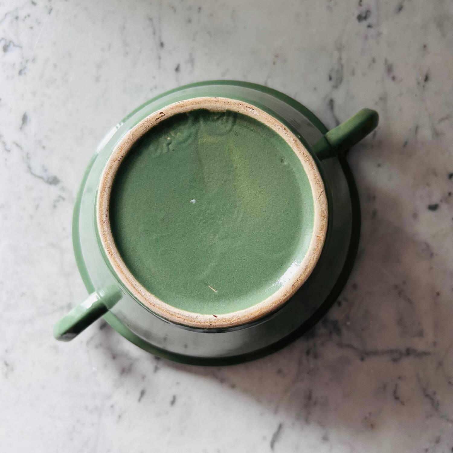 Celadon Scandinavian cache pot