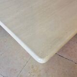 Travertine coffee table with intermediate top