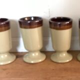 Ensemble de 4 mugs mazagran en grès