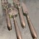 Confectionery service hors d'oeuvres sprinkler silver metal design Vintage