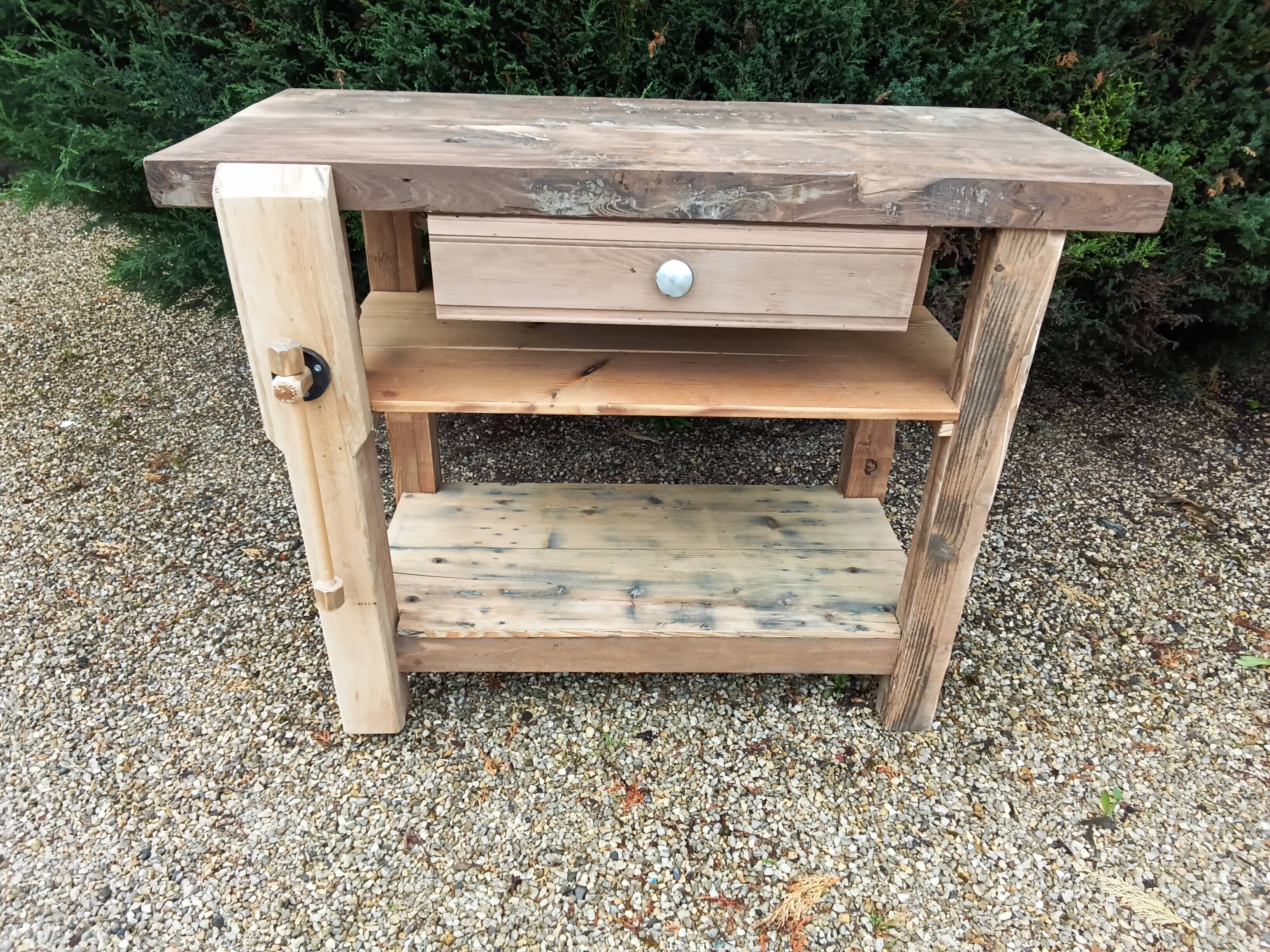 Solid wood table