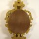 Small golden baroque mirror 24 x 15 cm