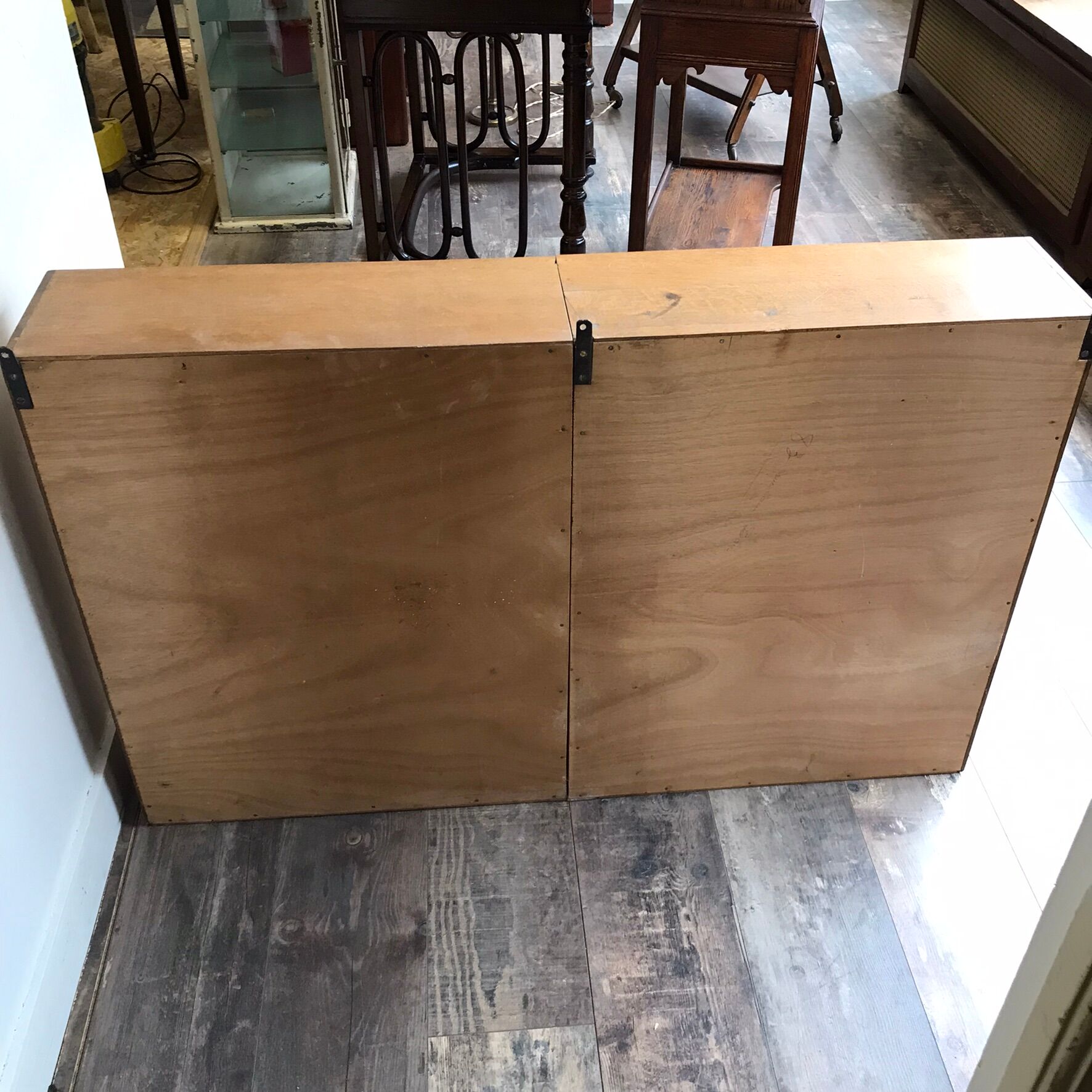 Vintage wall display case