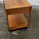 Table d’extrémité en teck vintage ou chariot tv