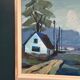 Swedish Oil on Canvas – “Landscape with House” by Ingvar Walterström