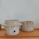 Vintage ceramic butter dish