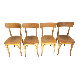 4 bentwood bistro chairs - Baumann style