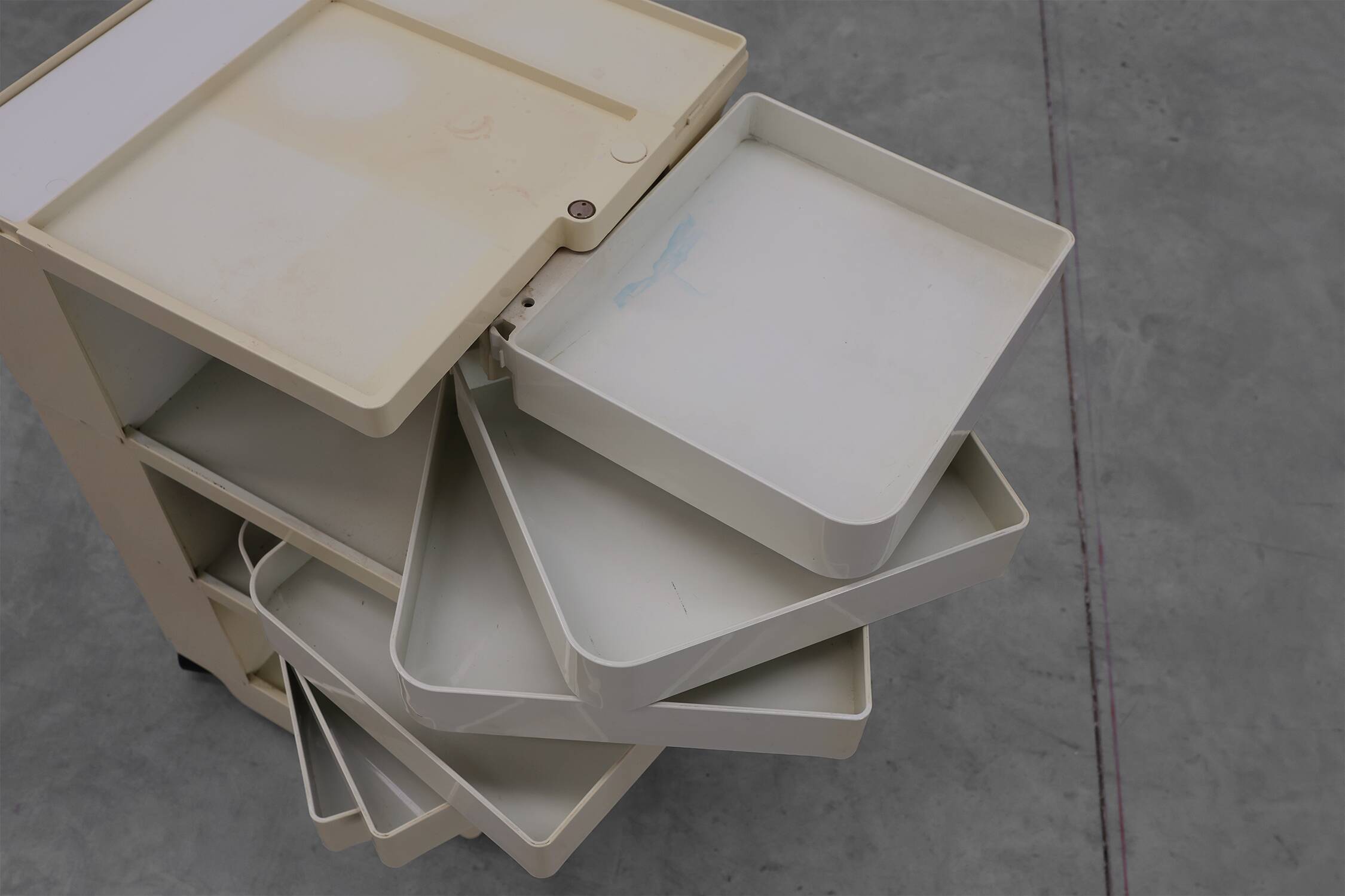 Iconic Modular Boby Trolley by Joe Colombo, Italy, 1970s