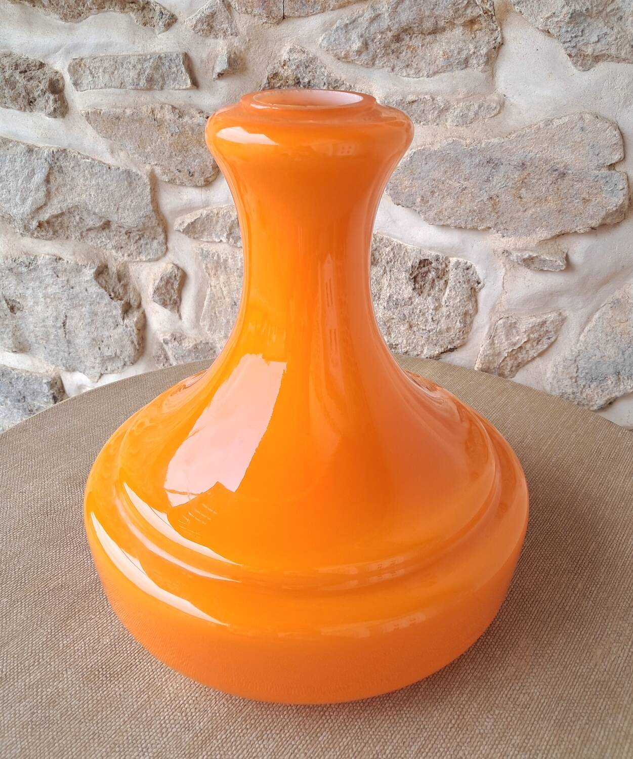Vintage orange lampshade
