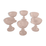 Crystal champagne cups