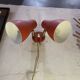 Double wall lamp in metal and brass 1950