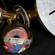 Late 20th Century Modern Full Brass Sconces and Flush Mount by Fase - 3 Piece Set