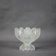 Coupe en verre pressé, collection Tulip, Tchécoslovaquie, années 1957