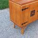 Vintage dining room attributed to Audoux and Minet in bamboo and rattan
