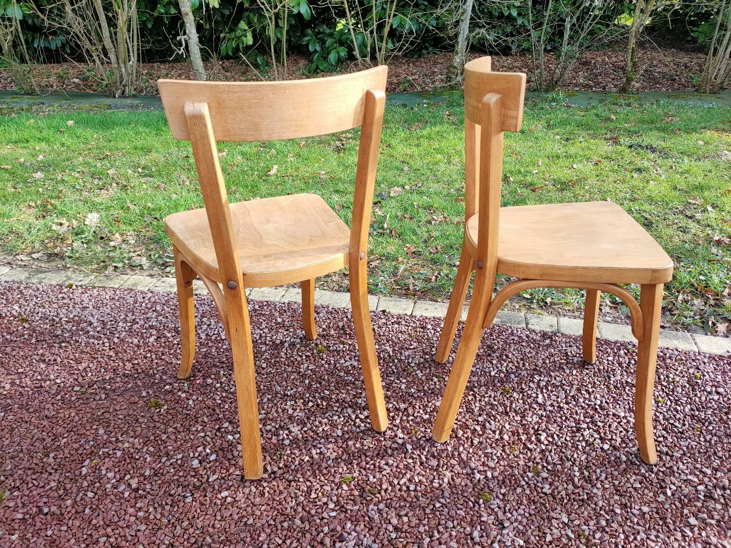 Paire de chaises bistrot Baumann