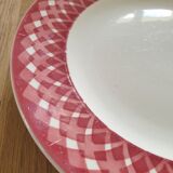 Digoin sarreguemines flat plate composition