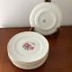 Set of 12 Moulin des Loups dessert plates - vintage